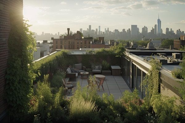Un toit terrasse végétalisé 